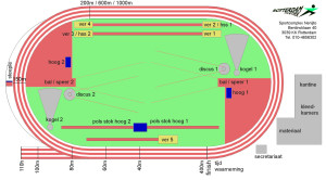 Plattegrond Sportcomplex Nenijto