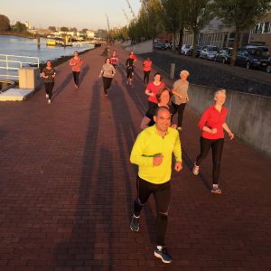 Training langs de Maas op Zuid